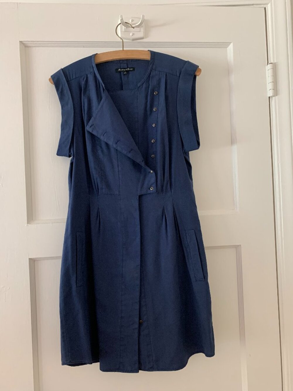 Blue Silk Dress